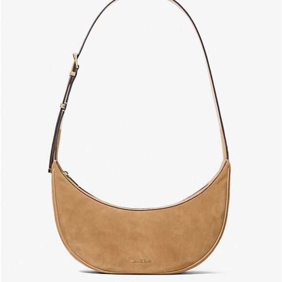 Michael Kors Avra Medium Convertible Sling Crossbody, bag, purse camel - Picture 1 of 12